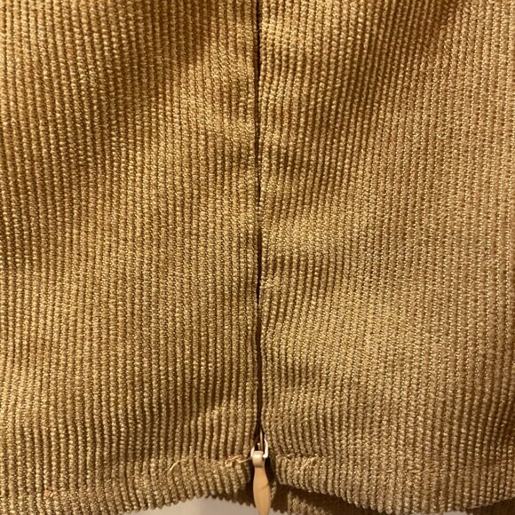 NWT HYFVE Boho Crop Top Long Bell Sleeves Ribbed Knit Brown Size Large - Picture 4 of 7